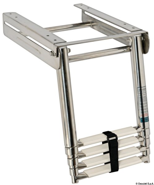 Scaletta inox a scomparsa 4 gradini - 49.543.04